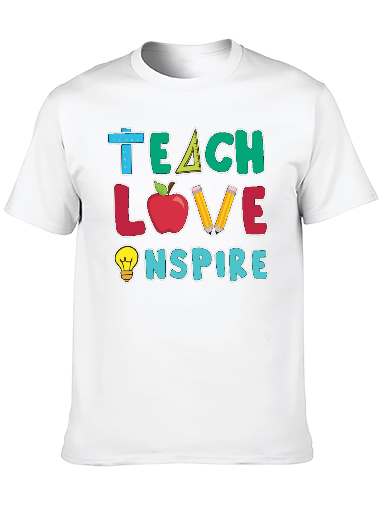 Camiseta Profesor: Enseña Ama Inspira