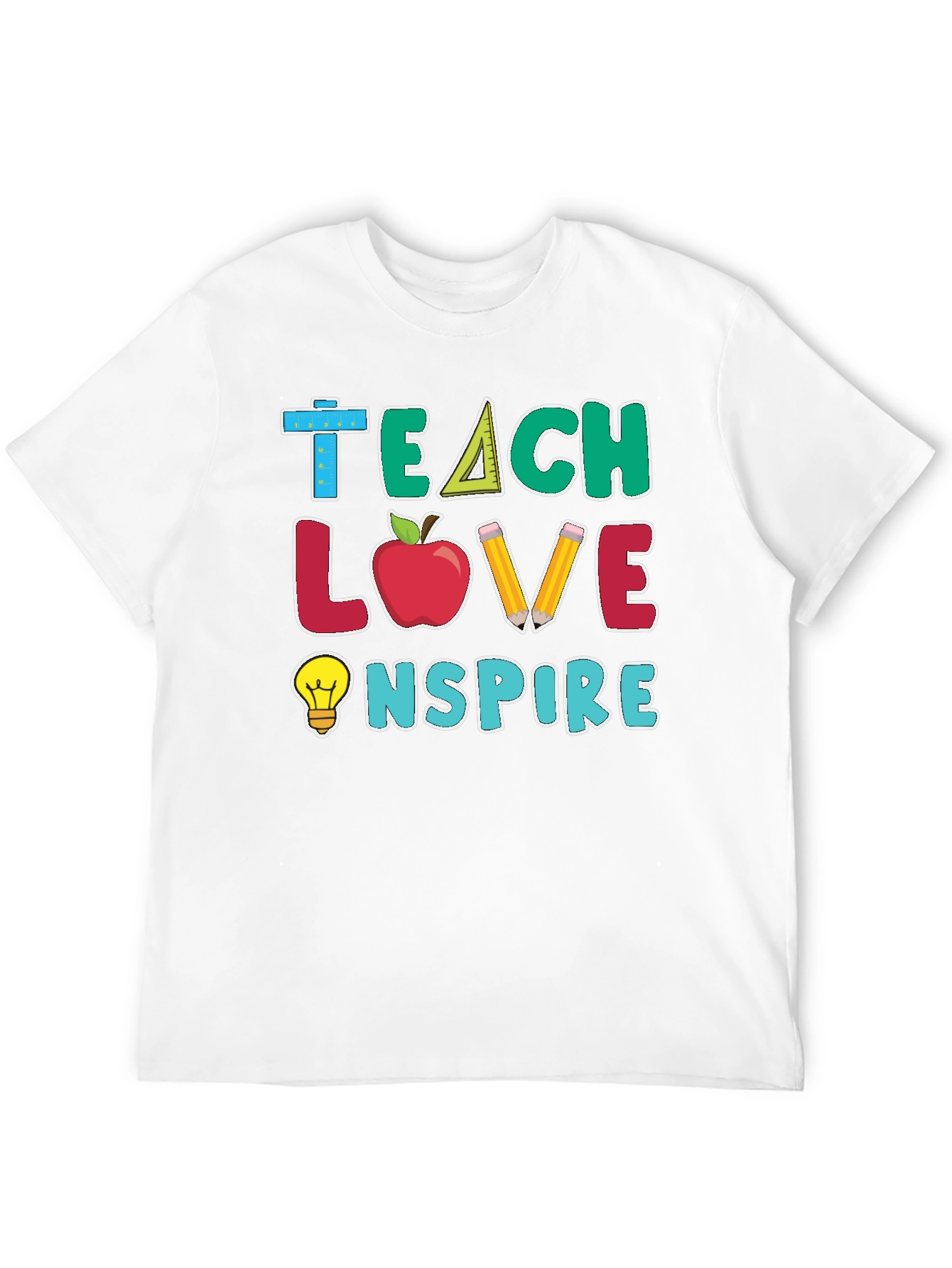 Camiseta Profesor: Enseña Ama Inspira