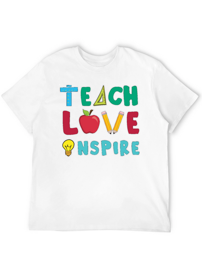 Camiseta Profesor: Enseña Ama Inspira