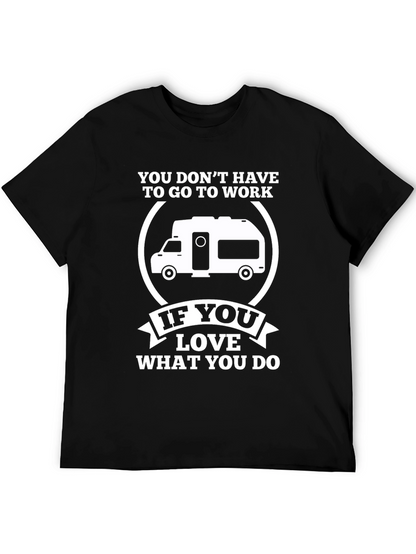 Camiseta Negra: Amor por lo que haces