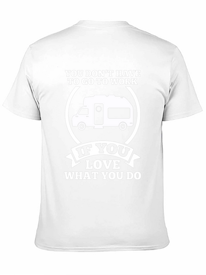 Camiseta Negra: Amor por lo que haces
