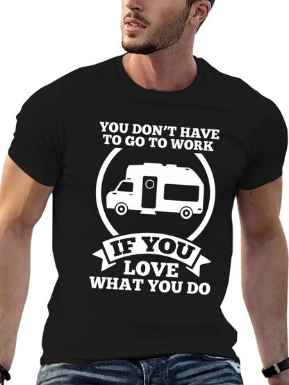 Camiseta Negra: Amor por lo que haces