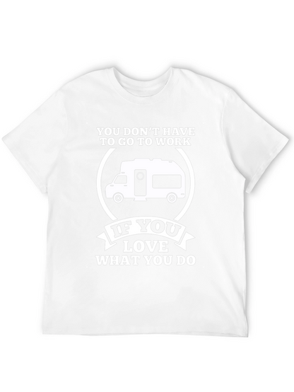 Camiseta Negra: Amor por lo que haces