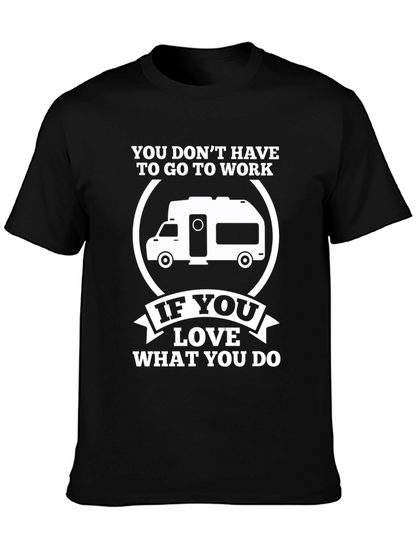 Camiseta Negra: Amor por lo que haces