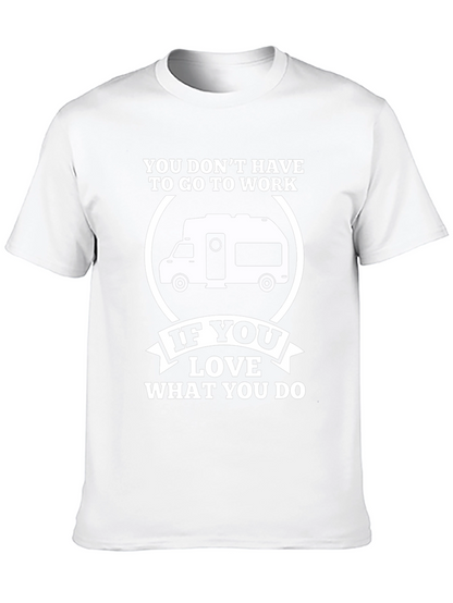 Camiseta Negra: Amor por lo que haces