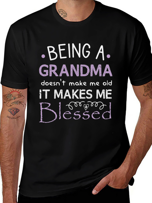 Camiseta Negra Abuela Bendecida
