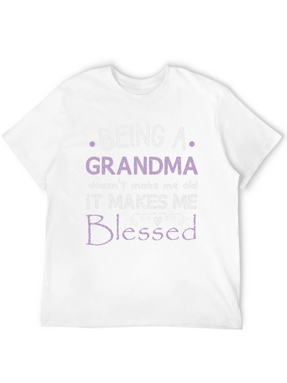 Camiseta Negra Abuela Bendecida