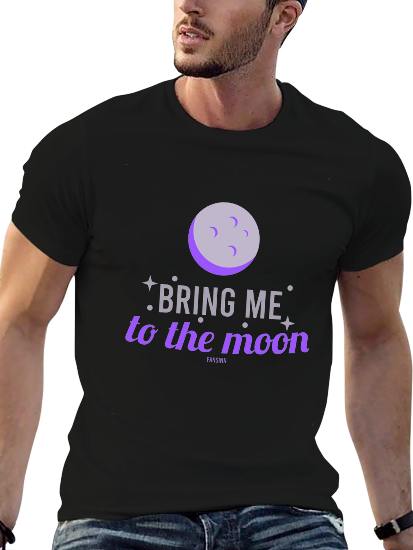 Camiseta Negra Bring Me To The Moon
