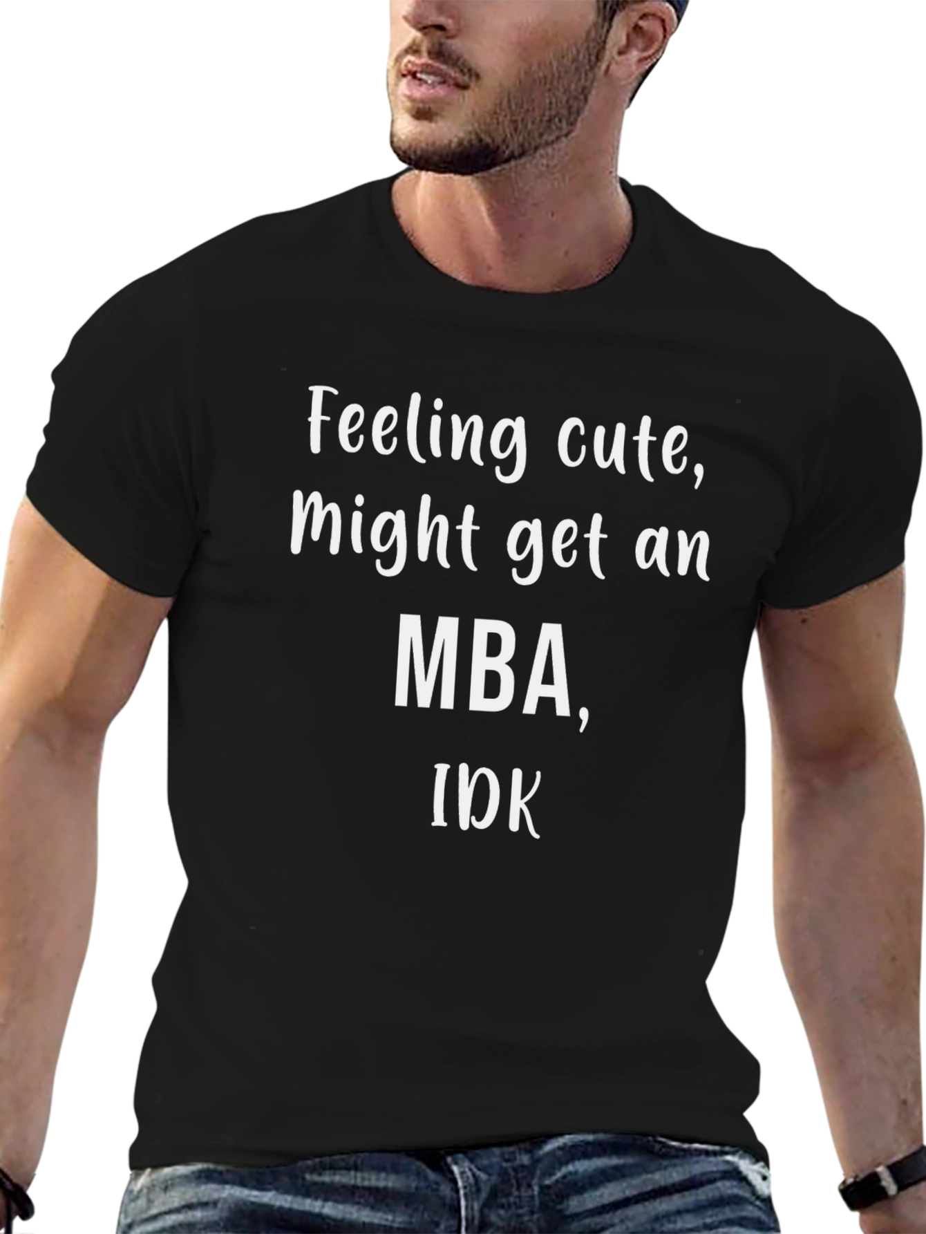 Camiseta Negra: ¿MBA? Quién sabe...