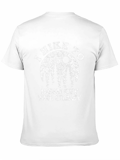 Camiseta Negra: Senderismo y Desconexión
