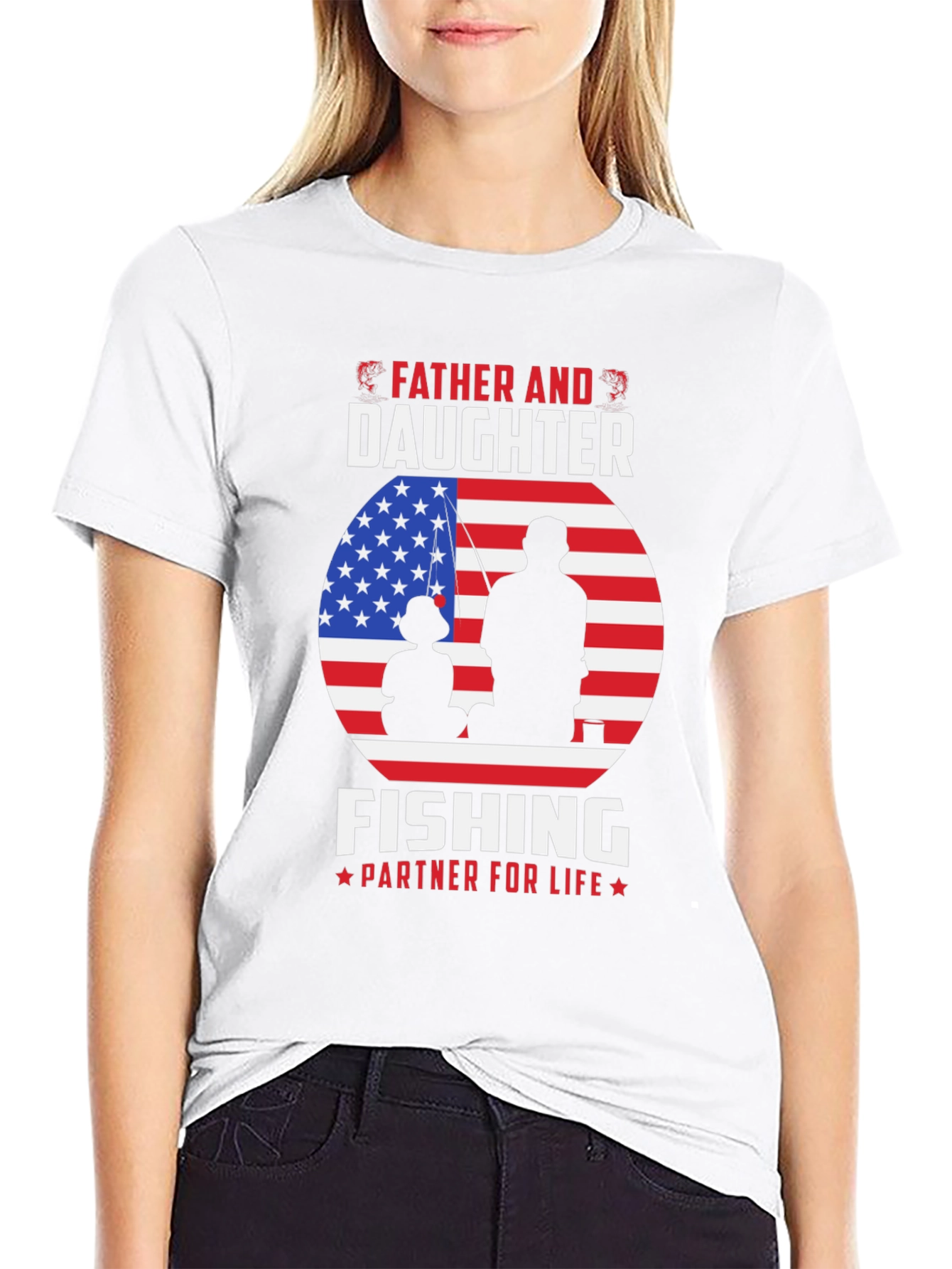 Camiseta Padre e Hija Pesca