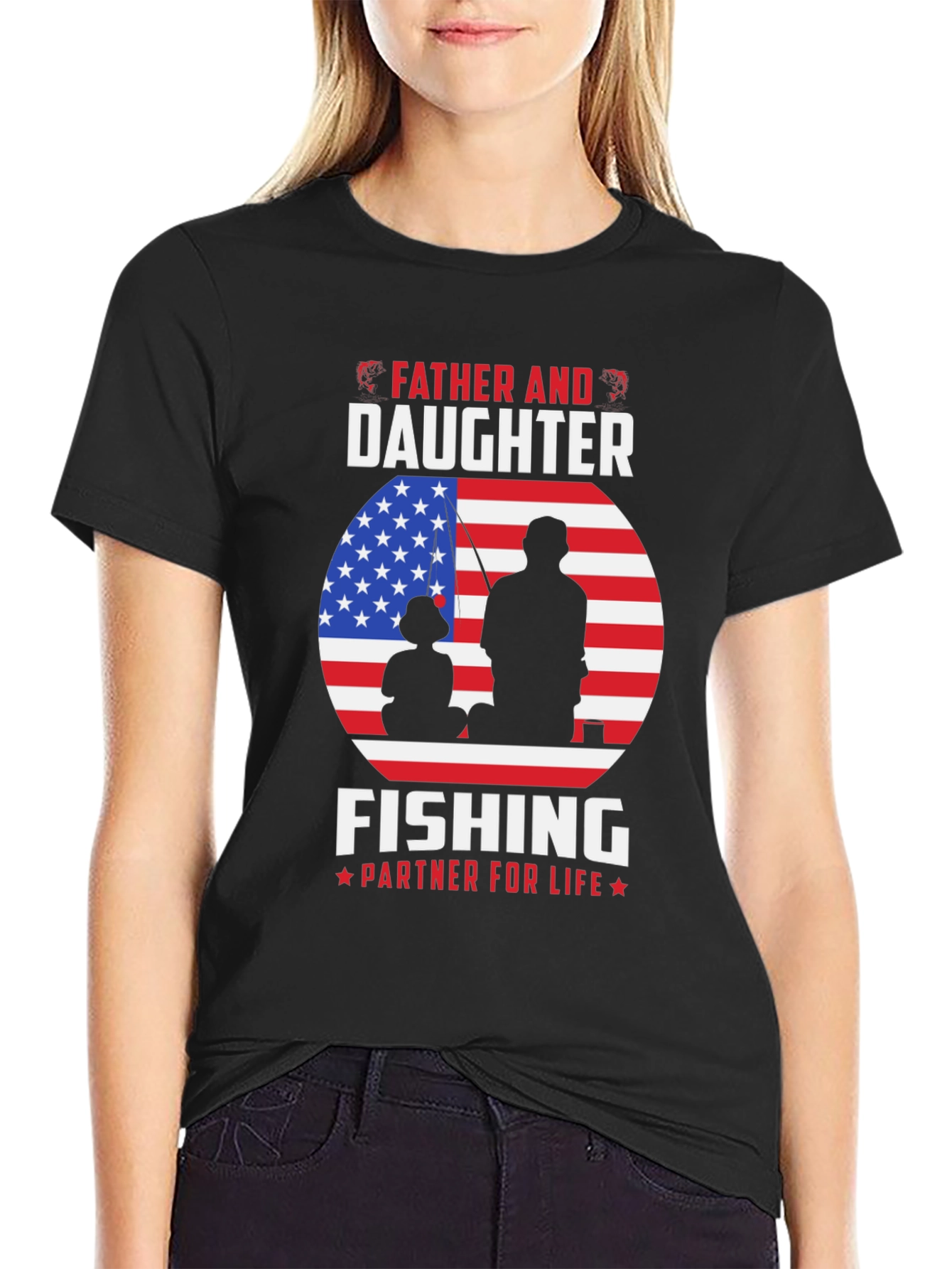 Camiseta Padre e Hija Pesca