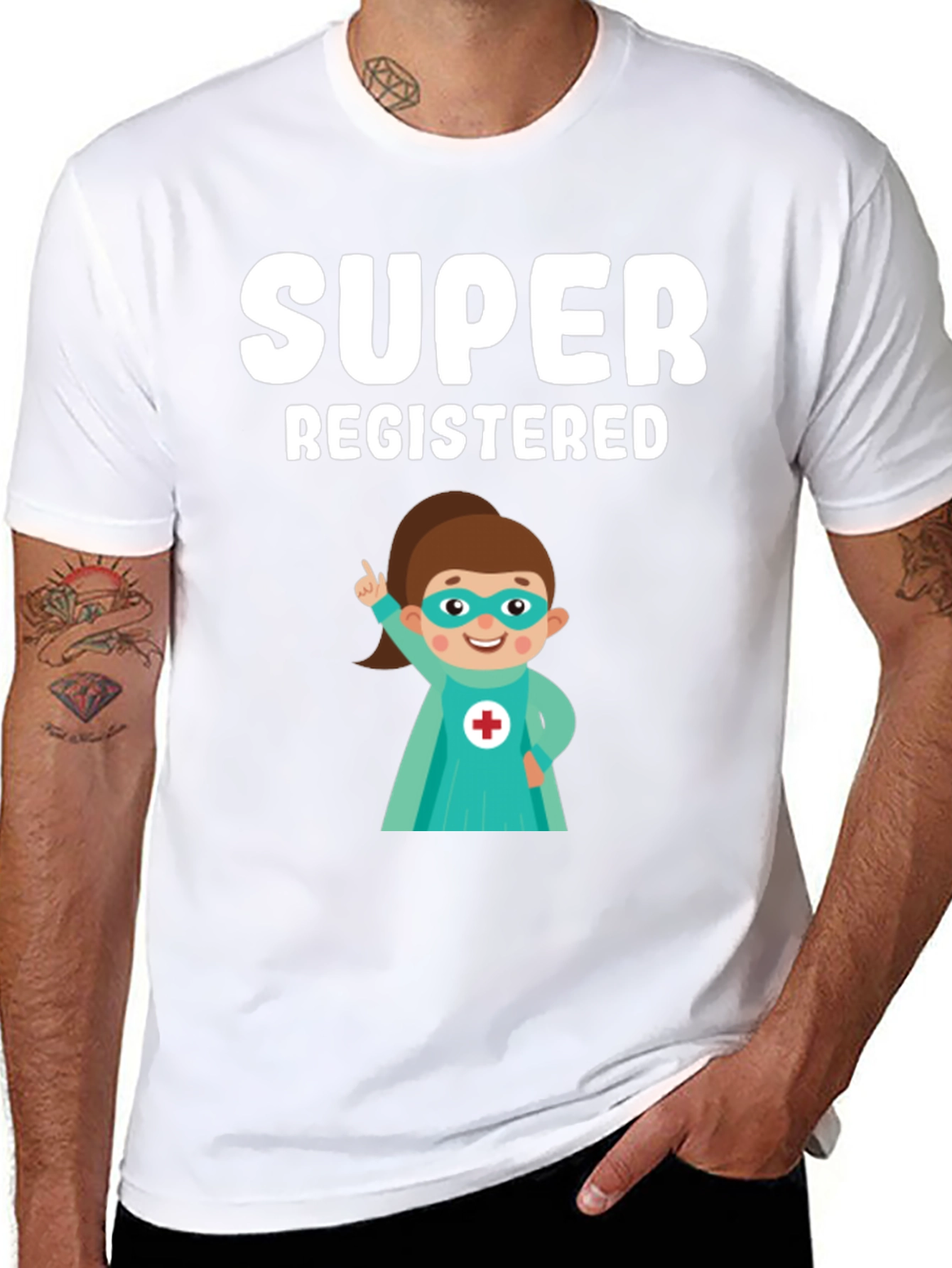 Camiseta Super Enfermera Registrada