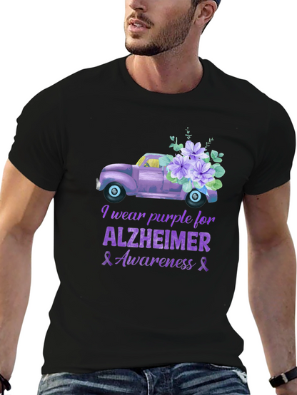 Camiseta Morada Concientización Alzheimer