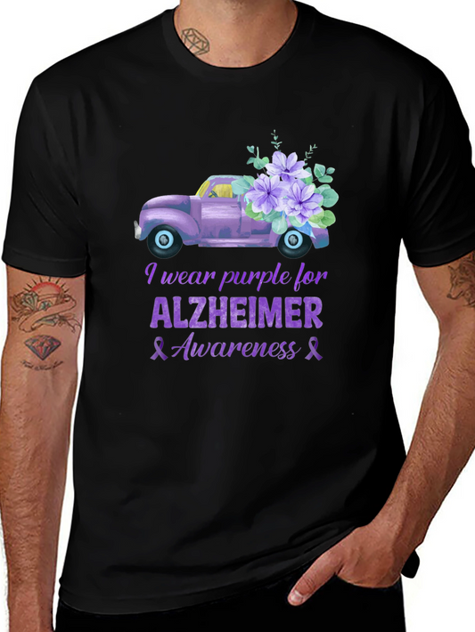 Camiseta Morada Concientización Alzheimer