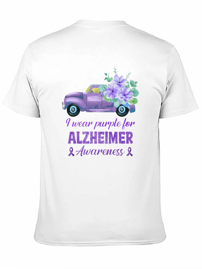 Camiseta Morada Concientización Alzheimer