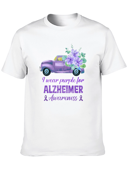 Camiseta Morada Concientización Alzheimer