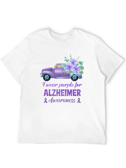 Camiseta Morada Concientización Alzheimer