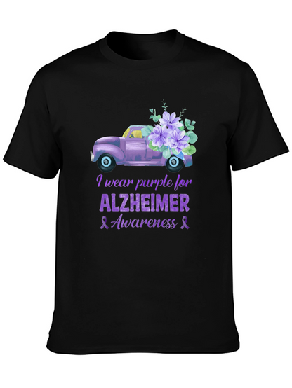 Camiseta Morada Concientización Alzheimer