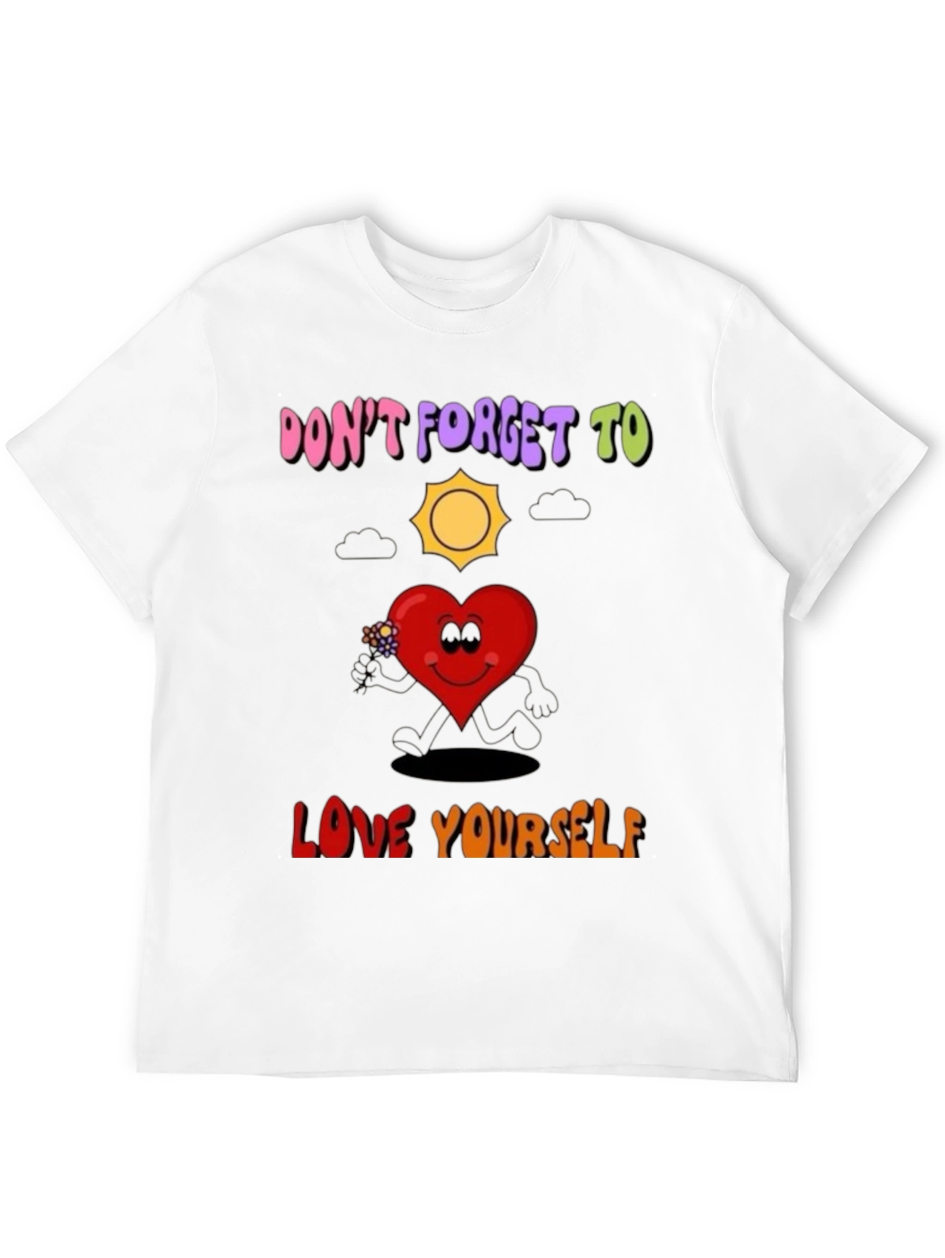 Camiseta Negra con Mensaje Positivo