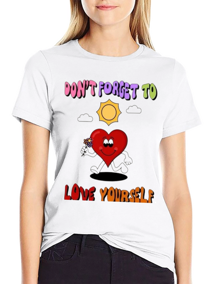 Camiseta Negra con Mensaje Positivo