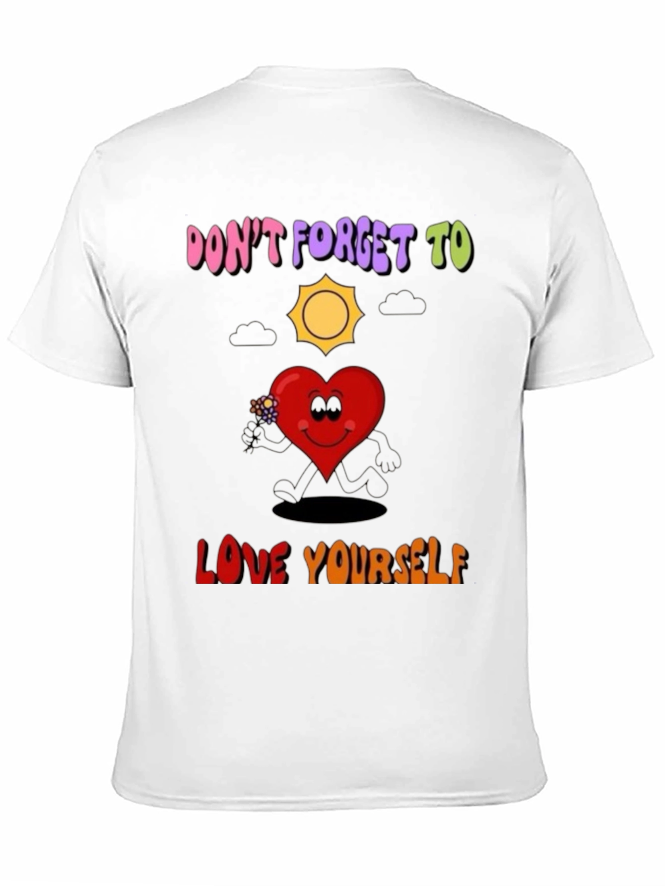 Camiseta Negra con Mensaje Positivo