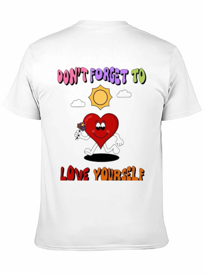 Camiseta Negra con Mensaje Positivo