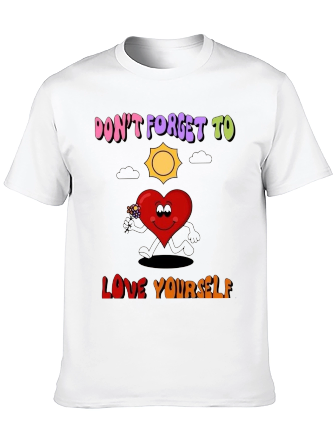 Camiseta Negra con Mensaje Positivo