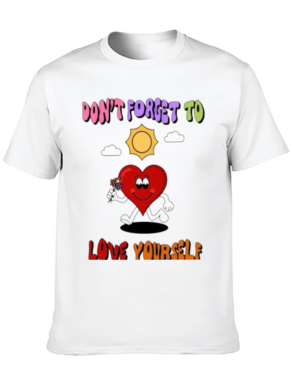 Camiseta Negra con Mensaje Positivo