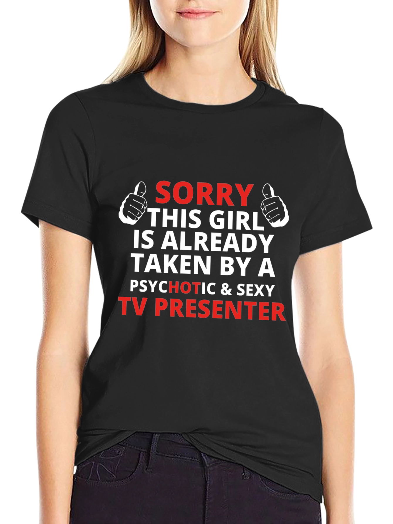 Camiseta Hombre Sorry Taken TV Presenter