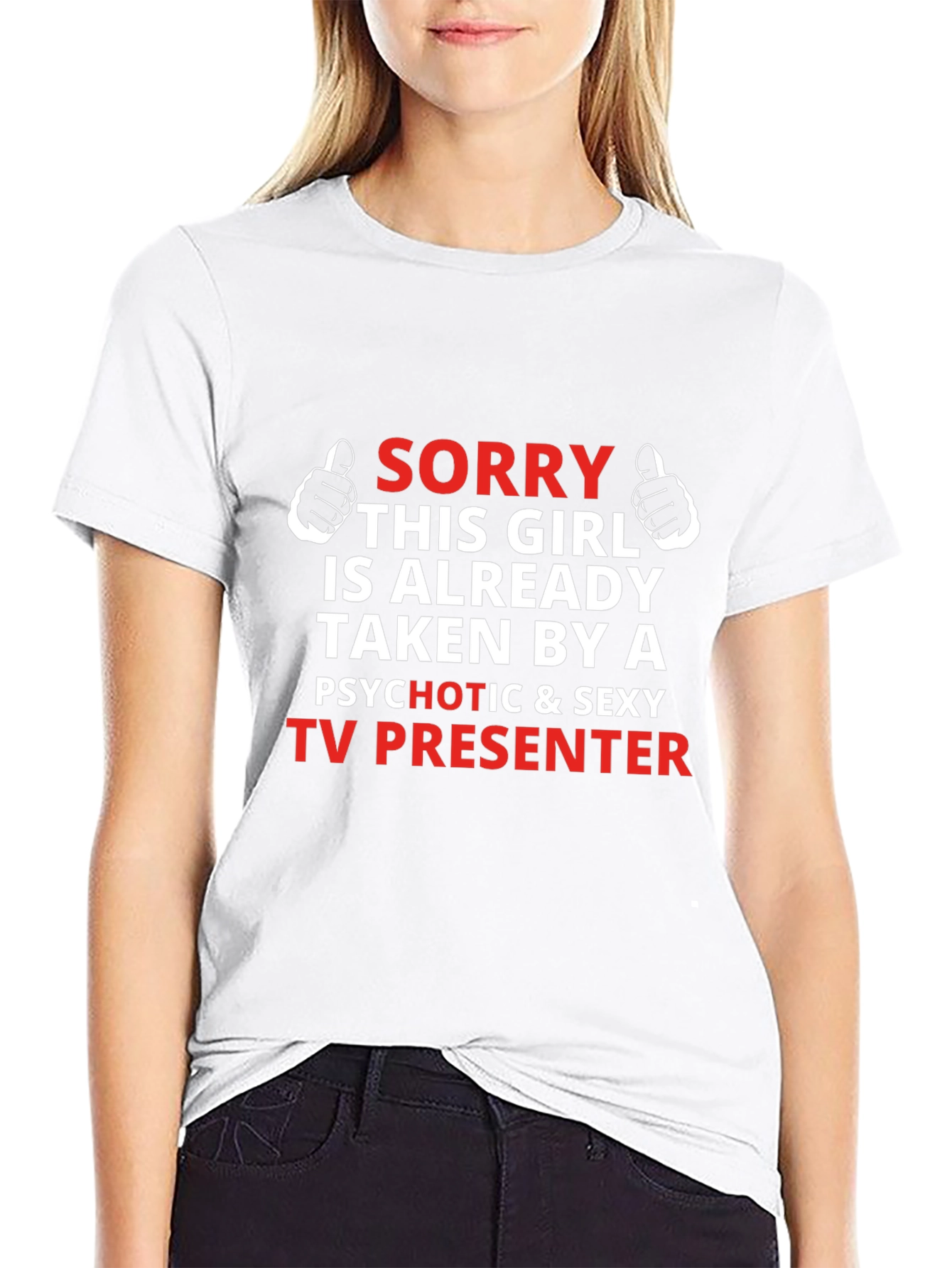 Camiseta Hombre Sorry Taken TV Presenter