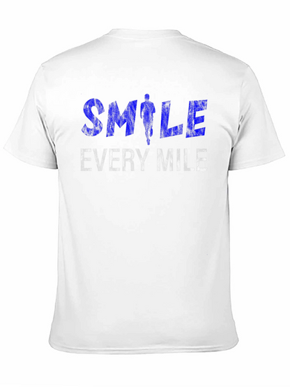 Camiseta Negra: Sonríe Cada Milla