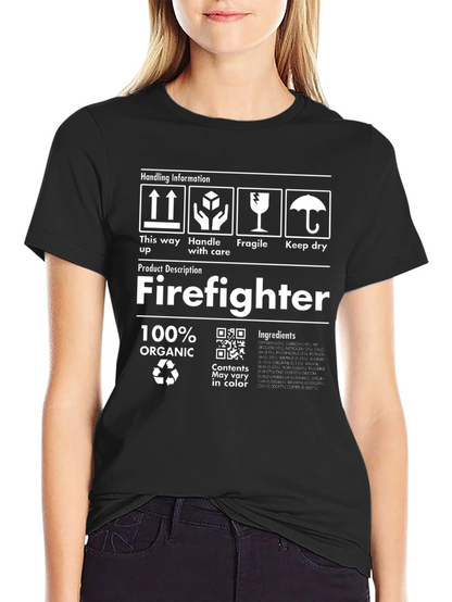 Camiseta Bombero 100% Orgánica