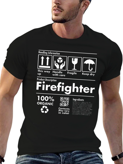 Camiseta Bombero 100% Orgánica