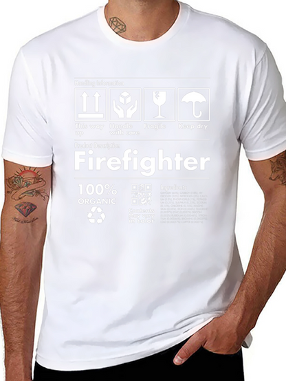 Camiseta Bombero 100% Orgánica