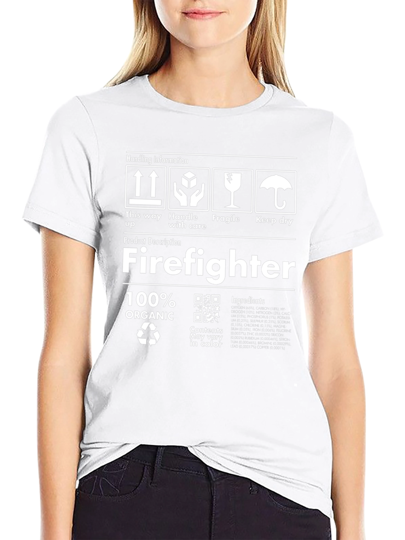 Camiseta Bombero 100% Orgánica