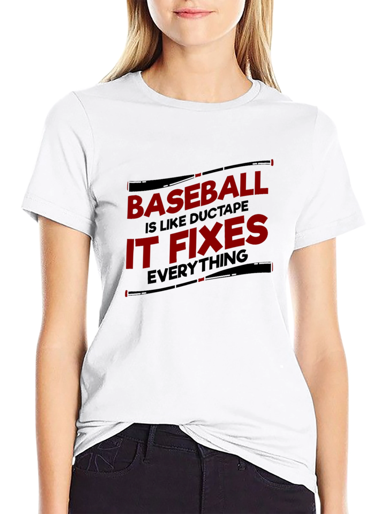 Camiseta Baseball is like ductape