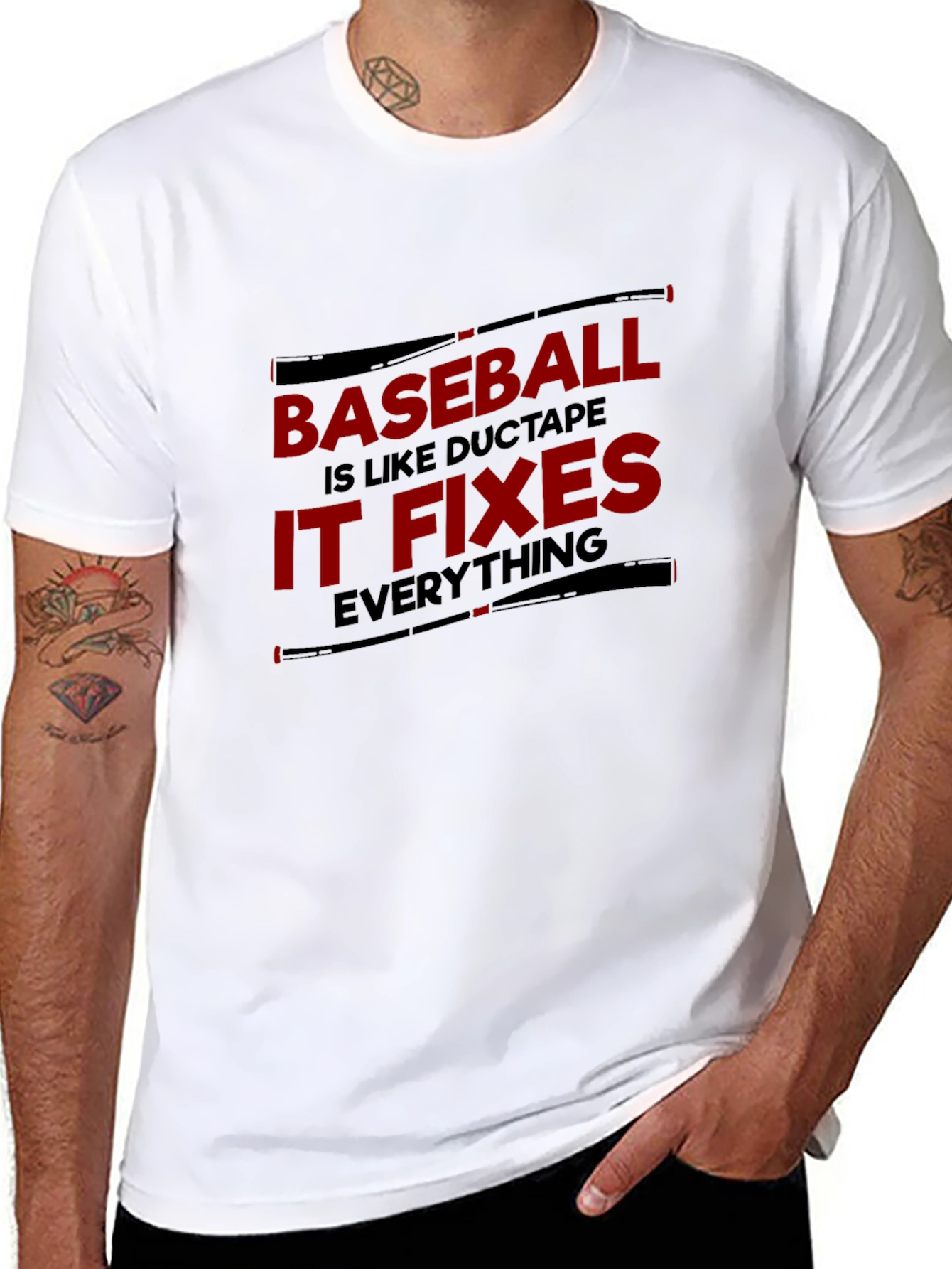 Camiseta Baseball is like ductape