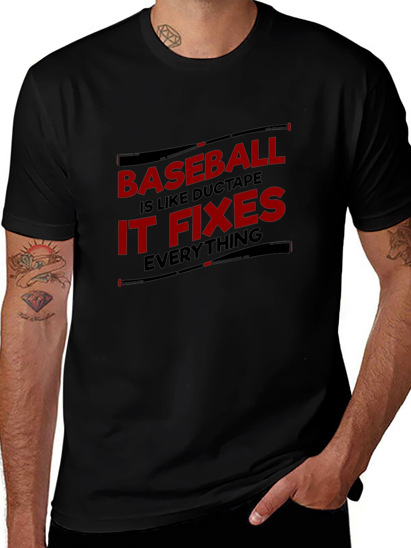 Camiseta Baseball is like ductape