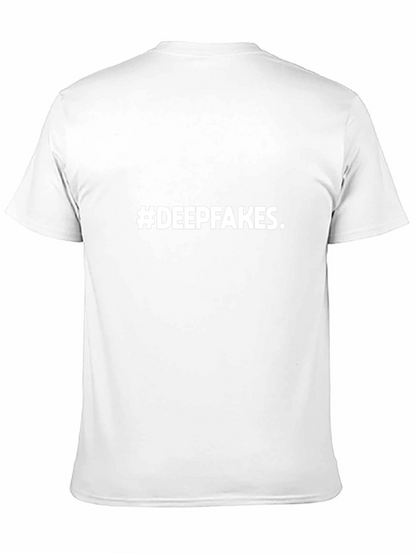 Camiseta Negra #DEEPFAKES - Estilo Casual