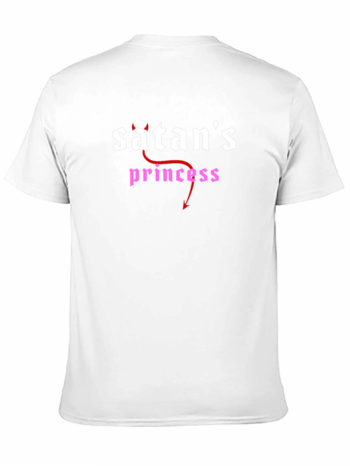 Camiseta Negra Princesa de Satán para un Estilo Gótico
