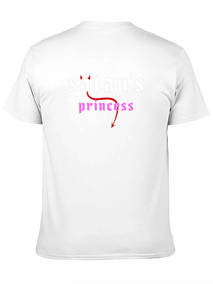 Camiseta Negra Princesa de Satán para un Estilo Gótico