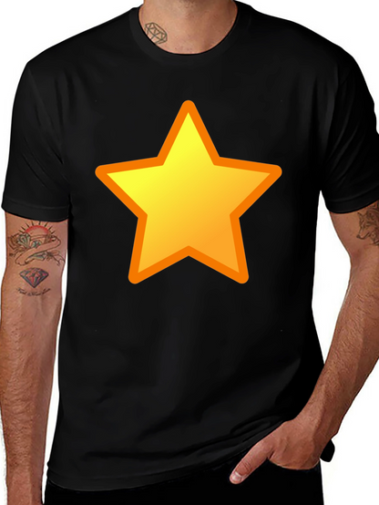 Camiseta Negra con Estrella Amarilla