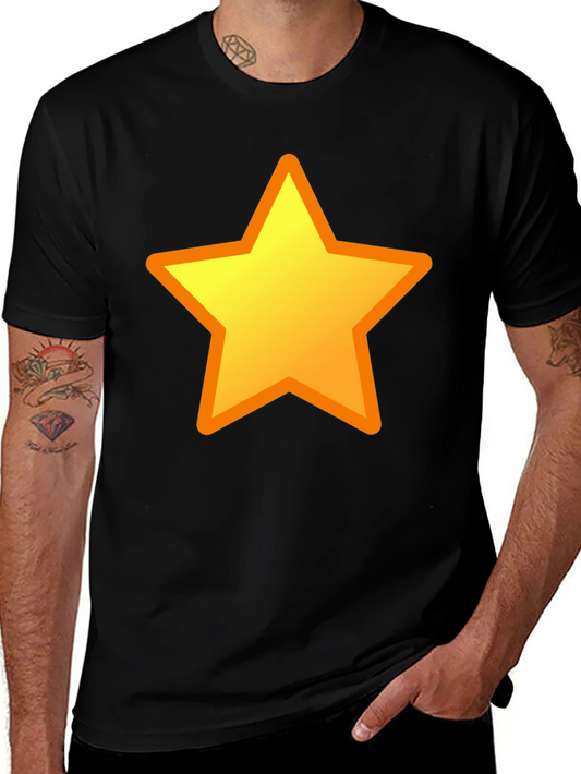 Camiseta Negra con Estrella Amarilla