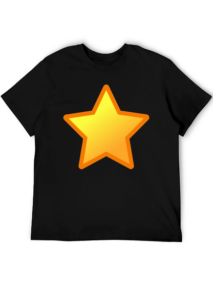 Camiseta Negra con Estrella Amarilla