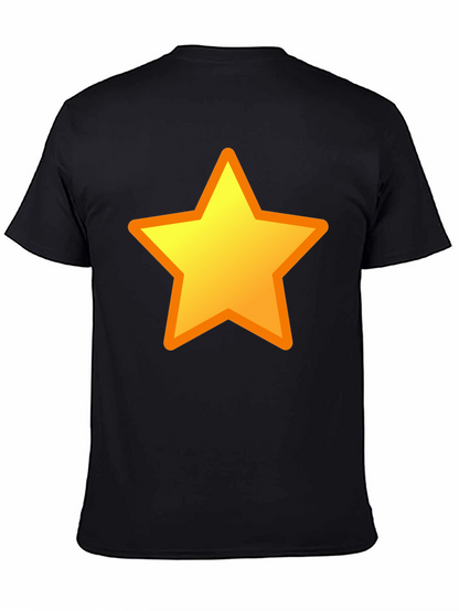 Camiseta Negra con Estrella Amarilla