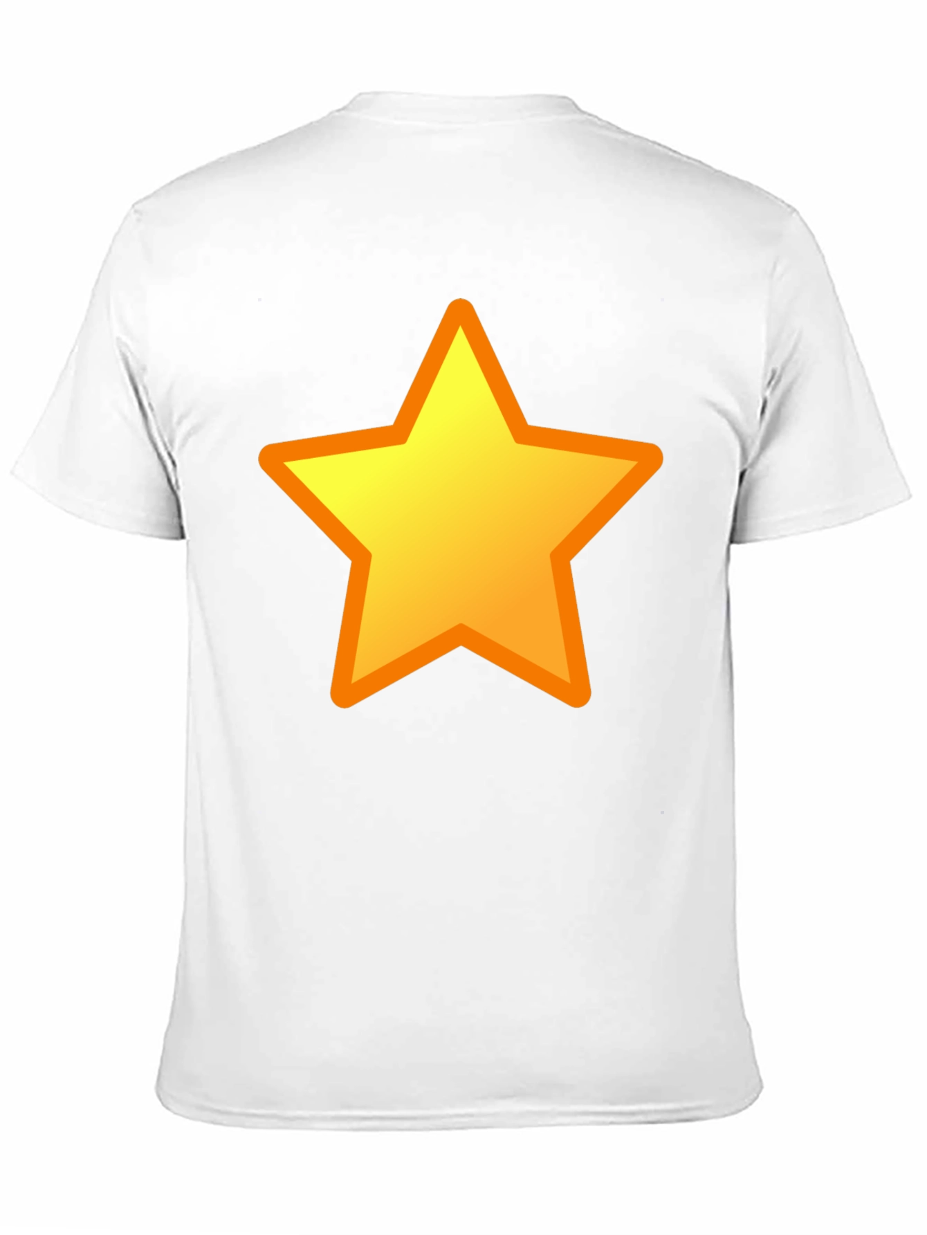 Camiseta Negra con Estrella Amarilla