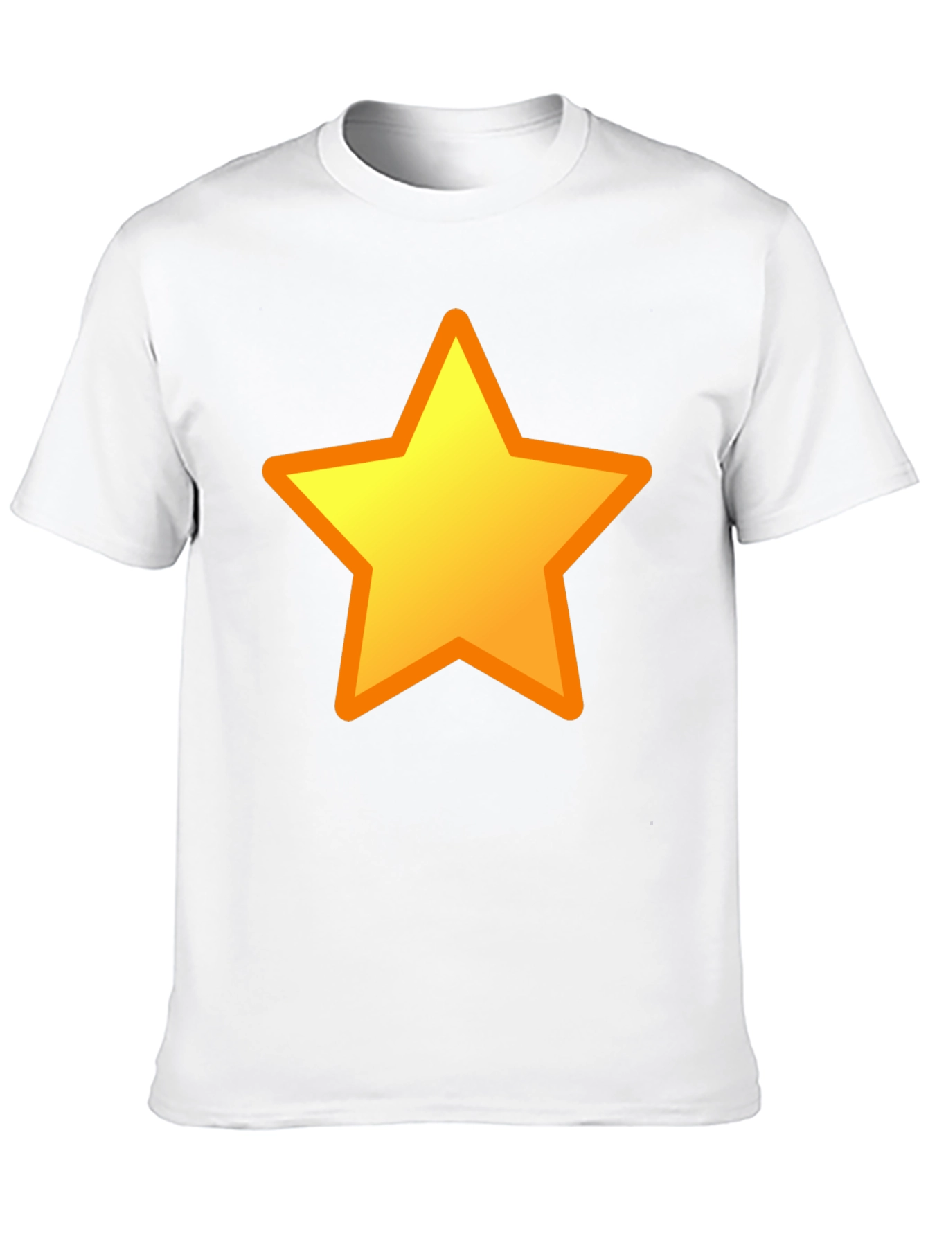 Camiseta Negra con Estrella Amarilla