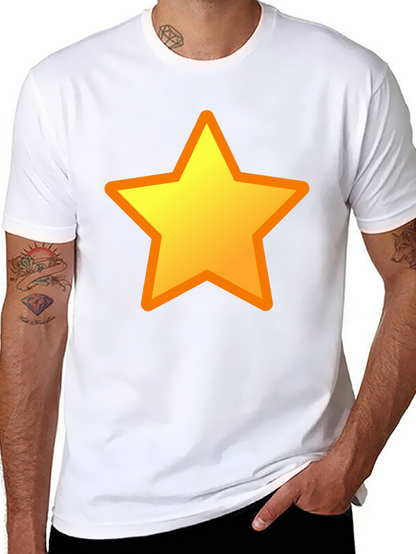 Camiseta Negra con Estrella Amarilla