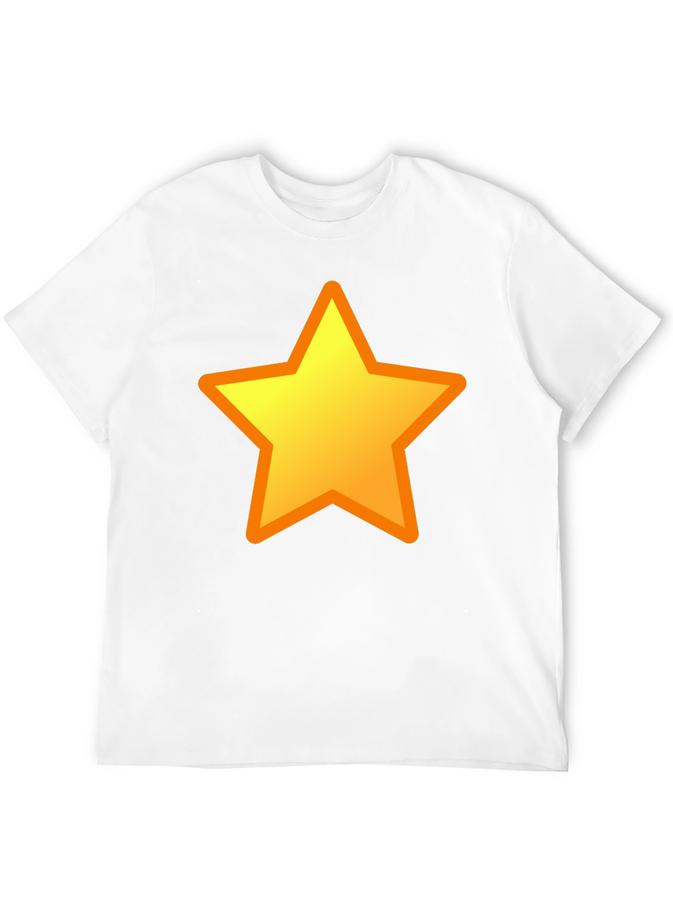 Camiseta Negra con Estrella Amarilla